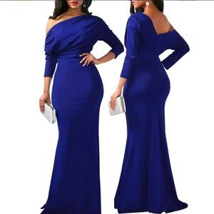New Cocktail Party Dress Sexy Off Shoulder Ruffle Elegant Evening Prom Dress